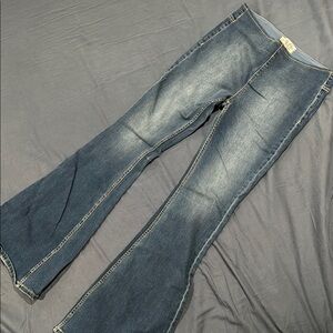 Free people MOVING SALE Women's Blue Flared Jeans